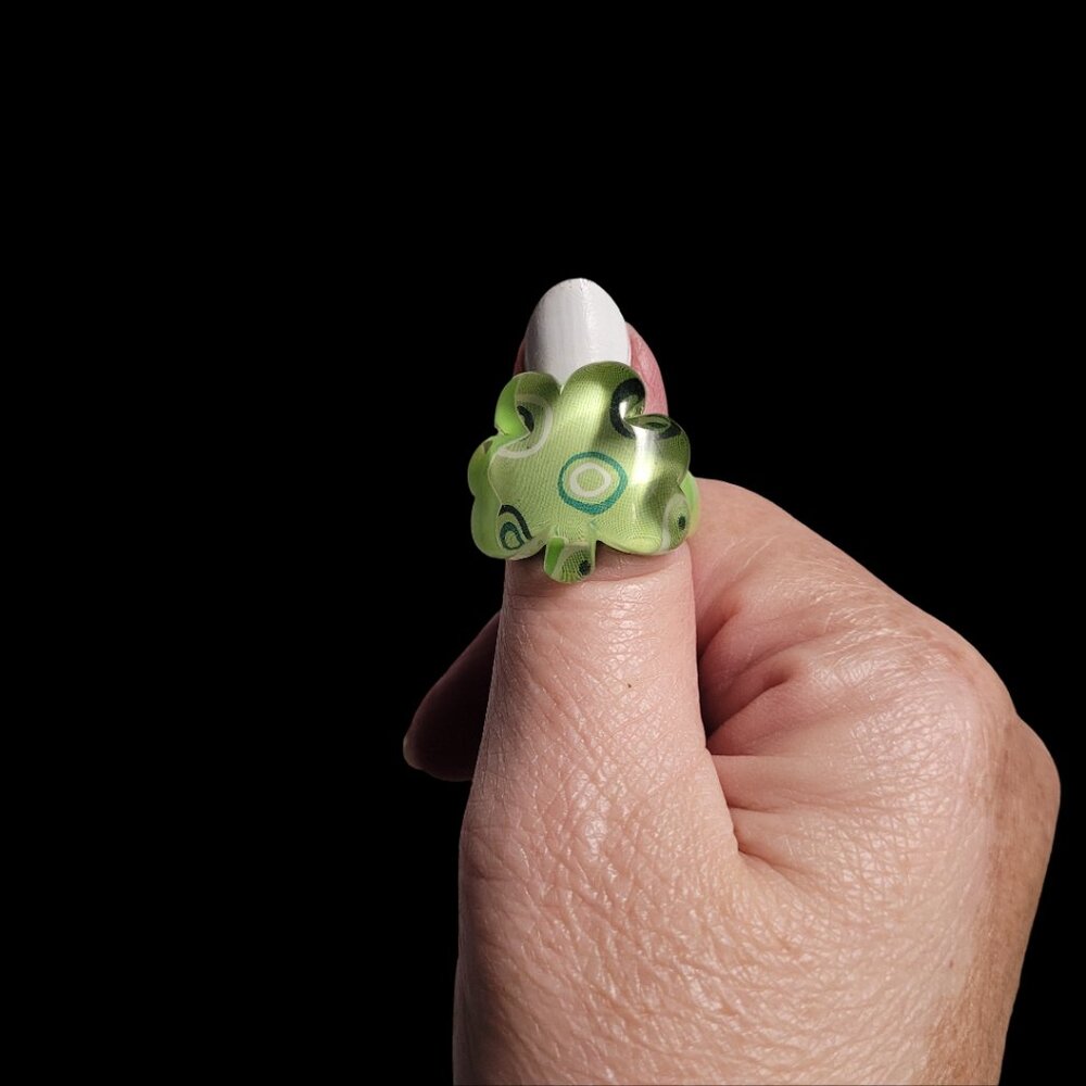 St. Patrick's Day Acrylic Ring or Lucky Ring - NWOT